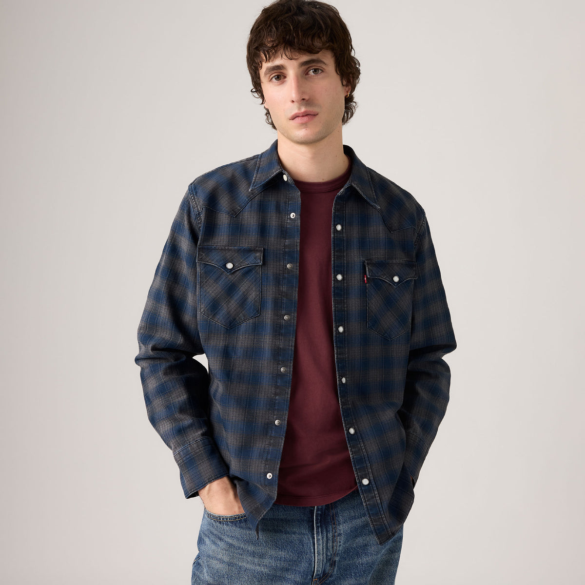 Levi's® Men's Barstow Standard Fit Western Shirt SCL