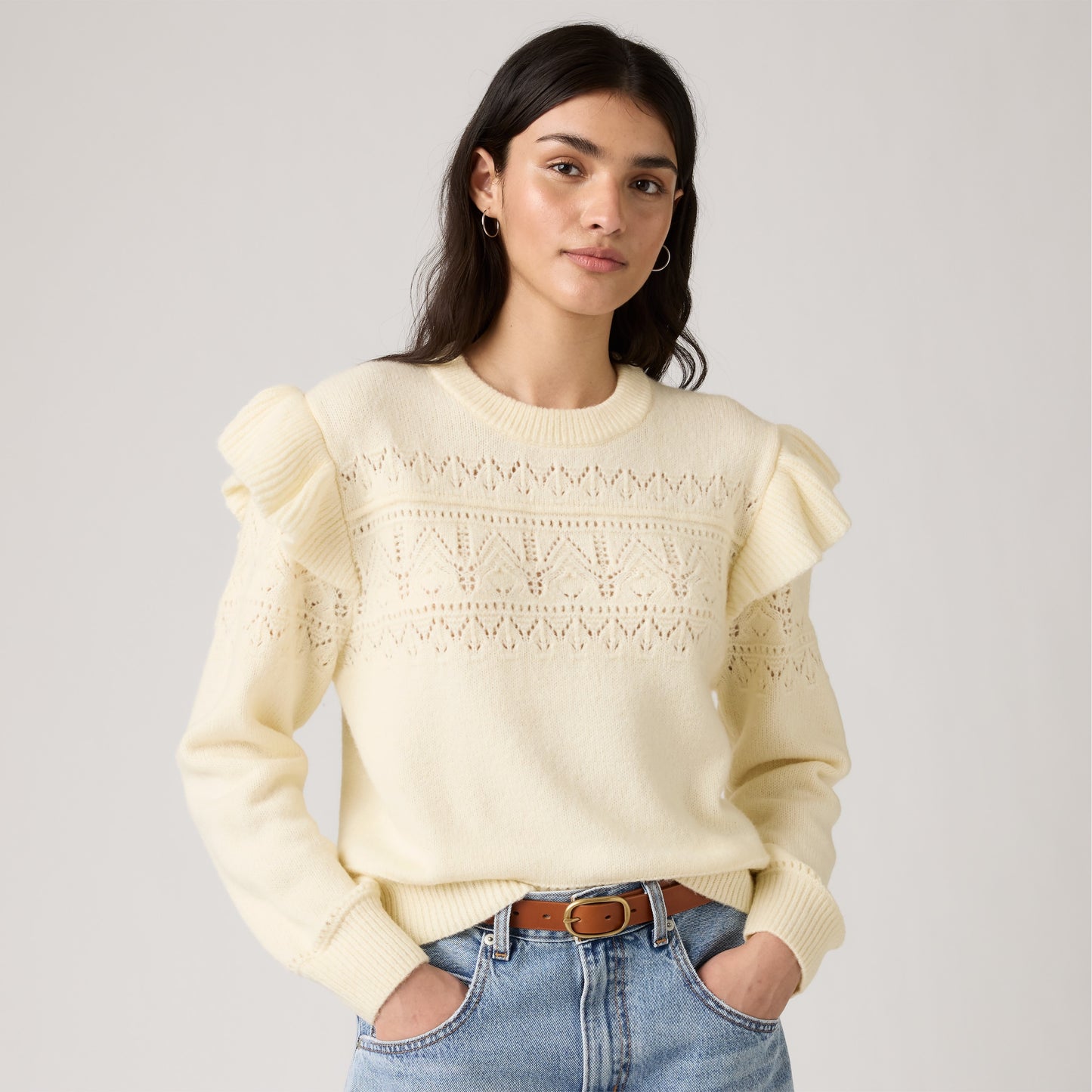 Levi's® Women's Shane Flutter Sleeve Sweater