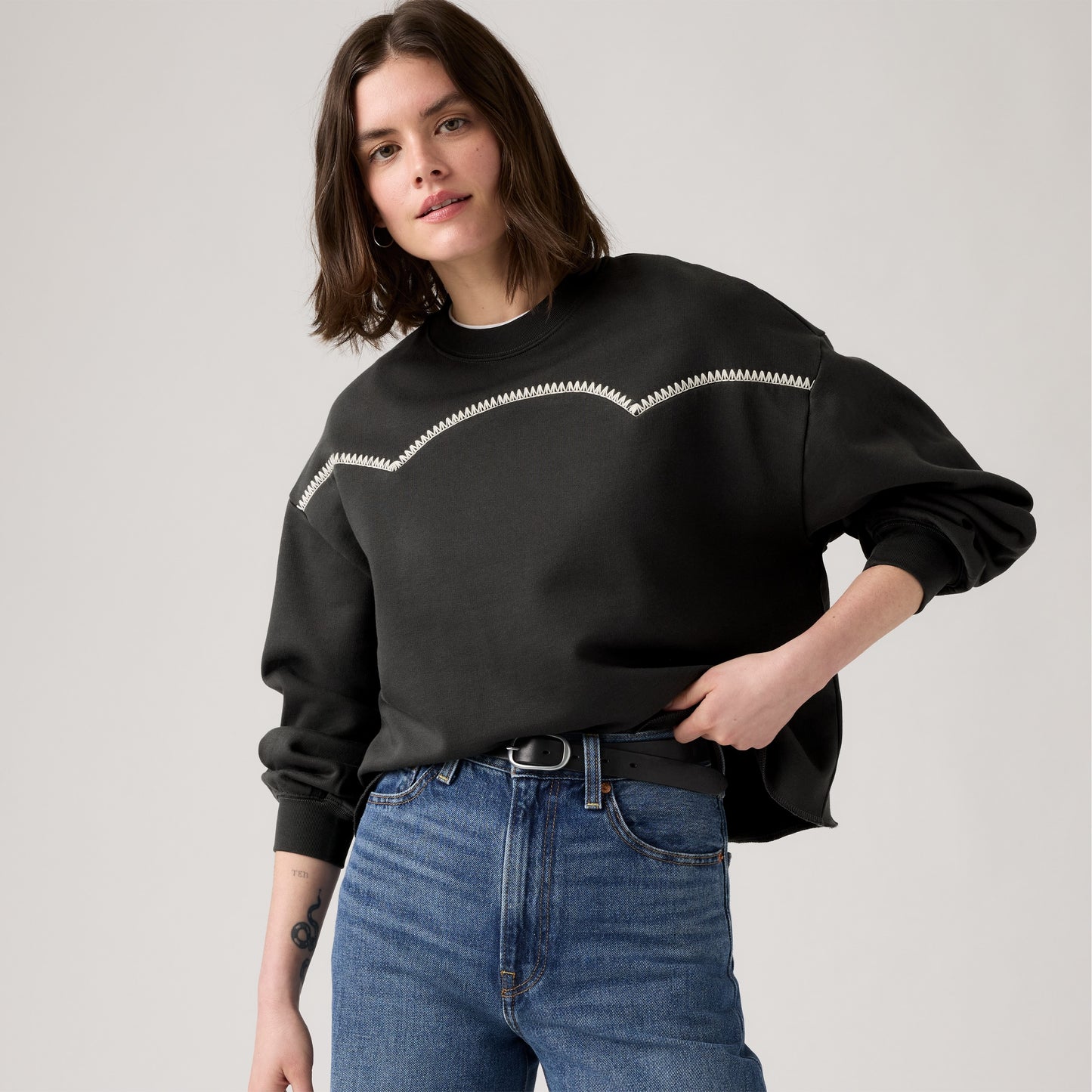 Levi's® Women's Leo Western Yolk Sweatshirt