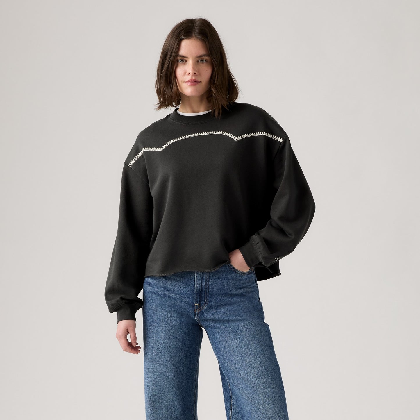 Levi's® Women's Leo Western Yolk Sweatshirt