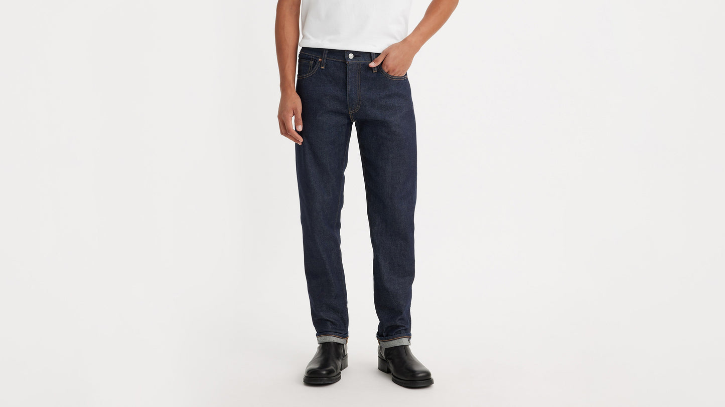Lifestyle shot of Levi’s Men’s 511 Slim Jeans, dark wash