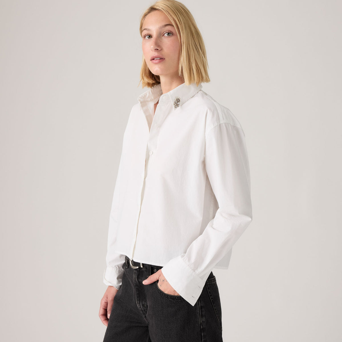 Levi's® Women's Cropped Harlie Shirt SCL