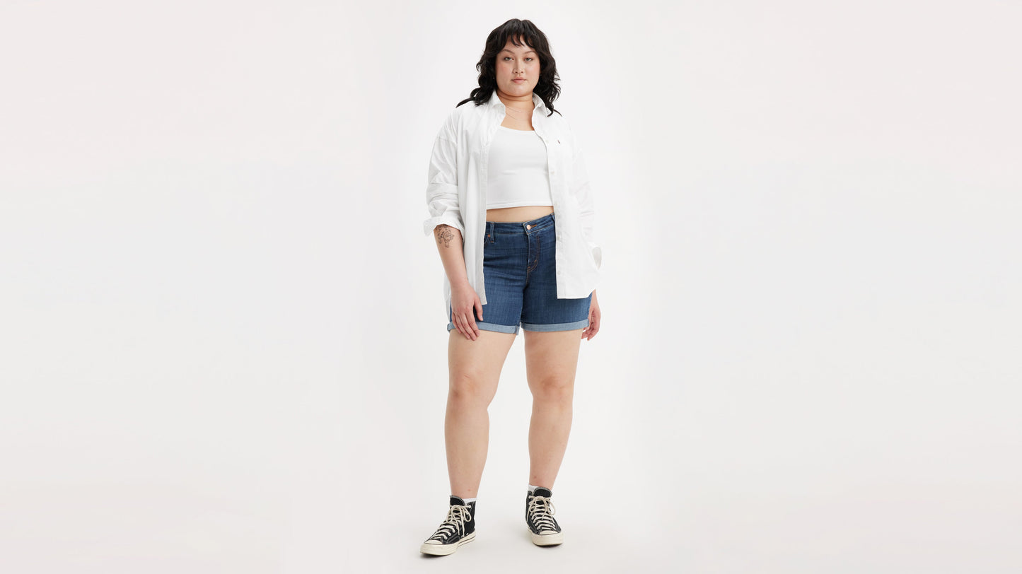 Levi's® Women's Mid-Length Shorts (Plus Size)