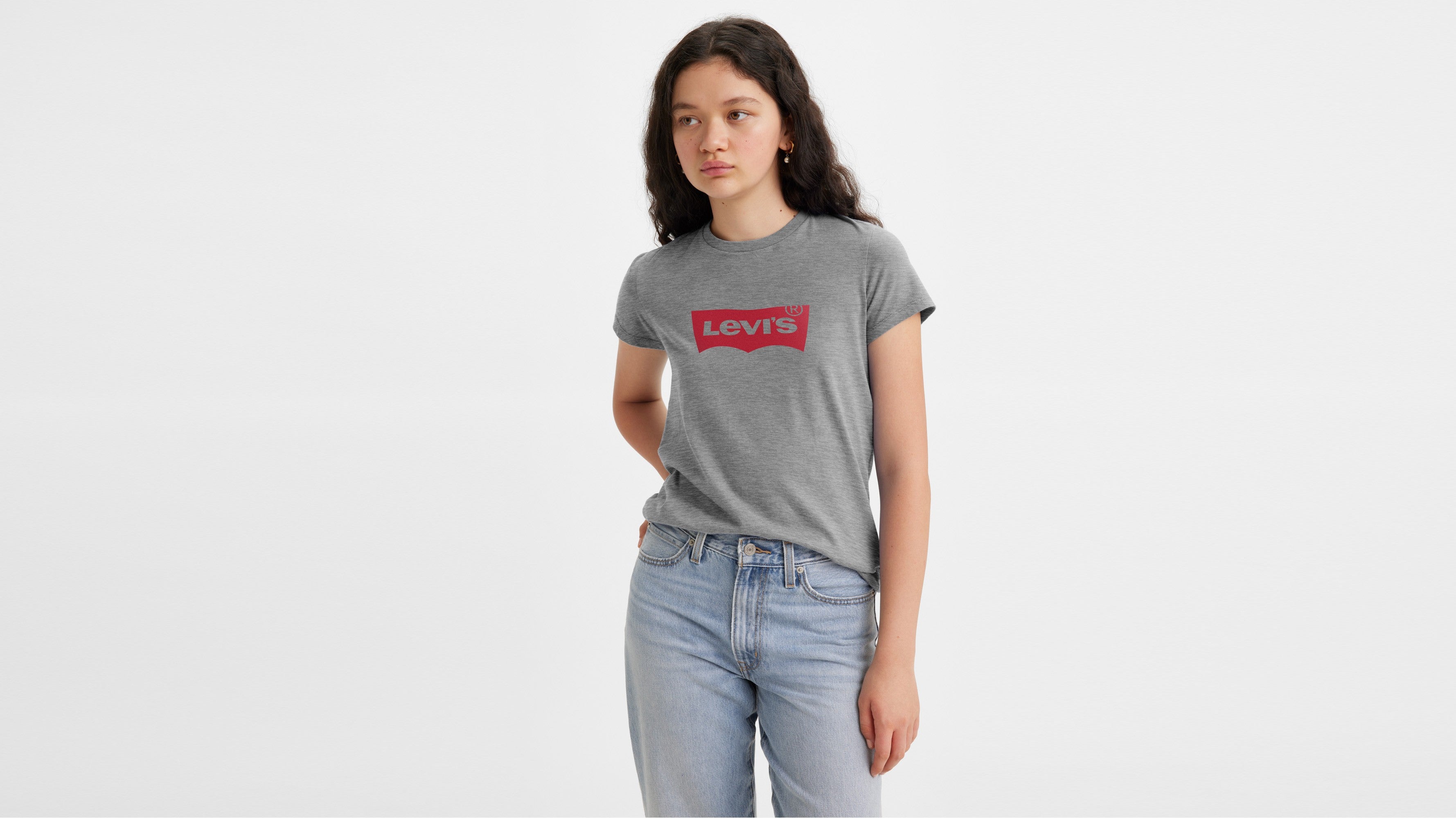 Women's Perfect T-Shirt Starstruck Heather Grey Core Cotton