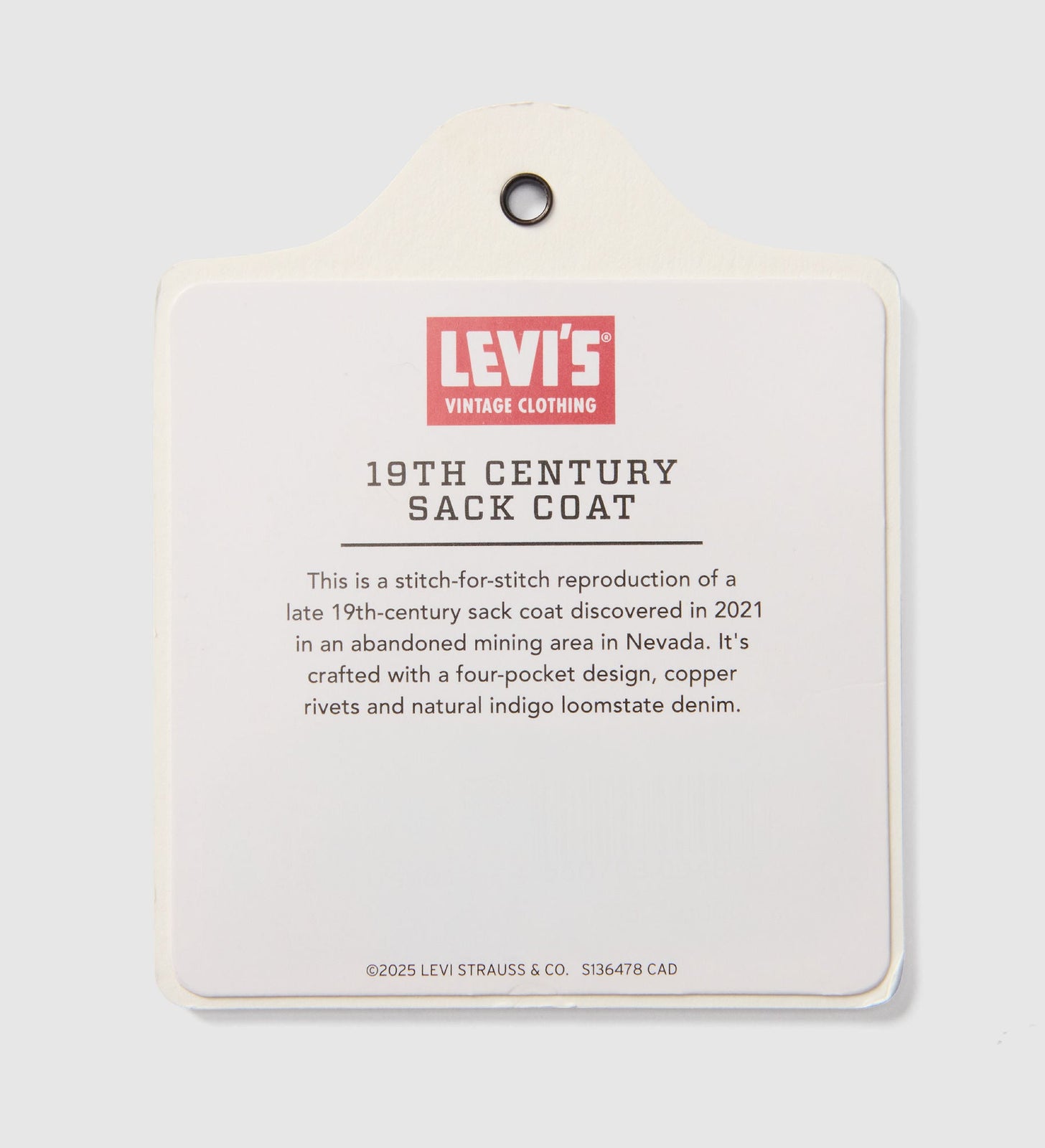 Main 11 - Levi's® Vintage Clothing Men's 19th Century Sack Coat - 0052Y0000