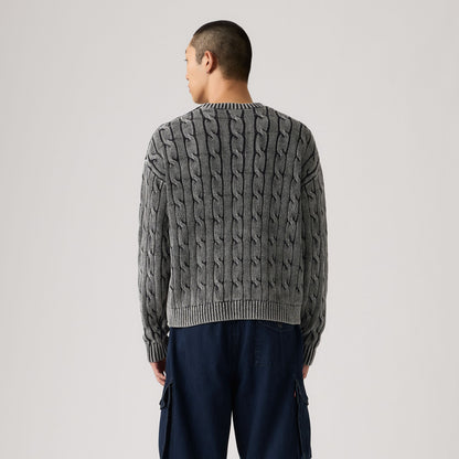 Thumbnail 2 - Levi's® Men's Carmel Cable Crew Sweater - 0058W0002