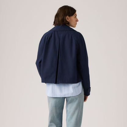 Thumbnail 2 - Levi's® Women's Bree Cropped Swing Trench Jacket - 005AO0003