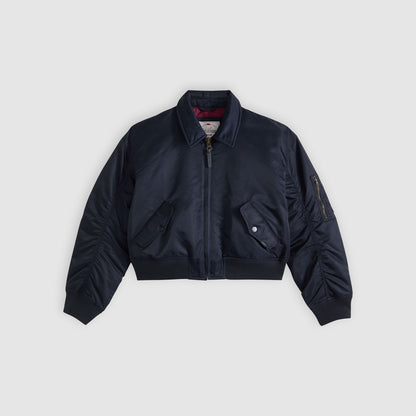 Thumbnail 5 - Levi's® Women's Bowie Cropped Bomber Jacket - 005AQ0001