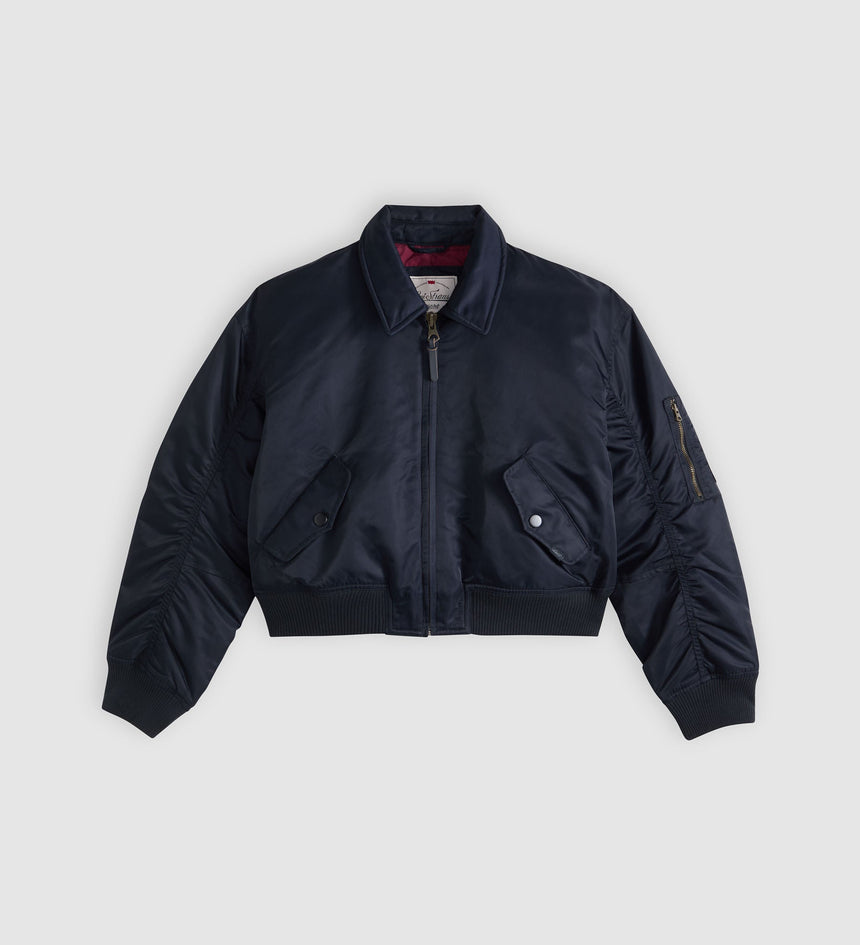 Main 5 - Levi's® Women's Bowie Cropped Bomber Jacket - 005AQ0001