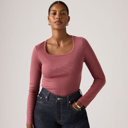 Thumbnail 3 - Levi's® Women's Essential Square Neck Long-Sleeve Tee - 005IO0008