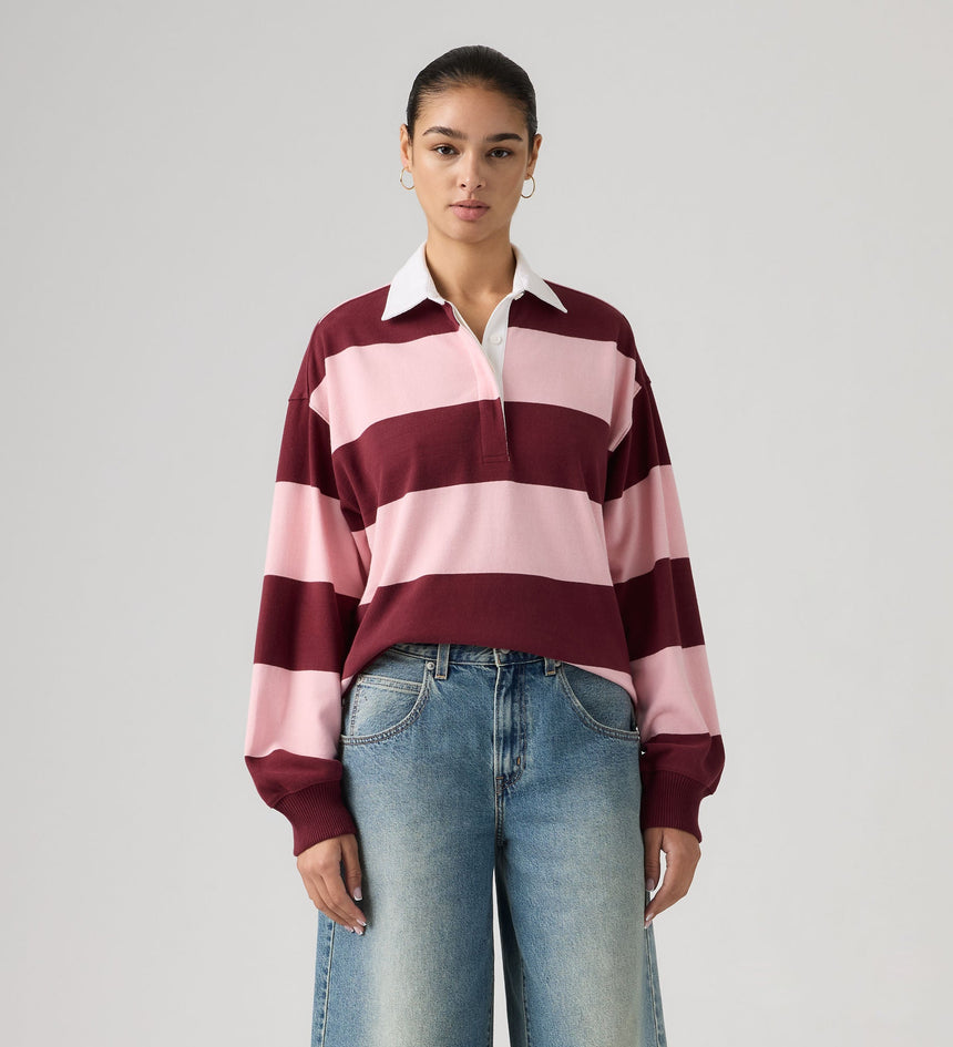 Main 1 - Levi's® Women's Reenie Rugby Long-Sleeve - 005IY0001