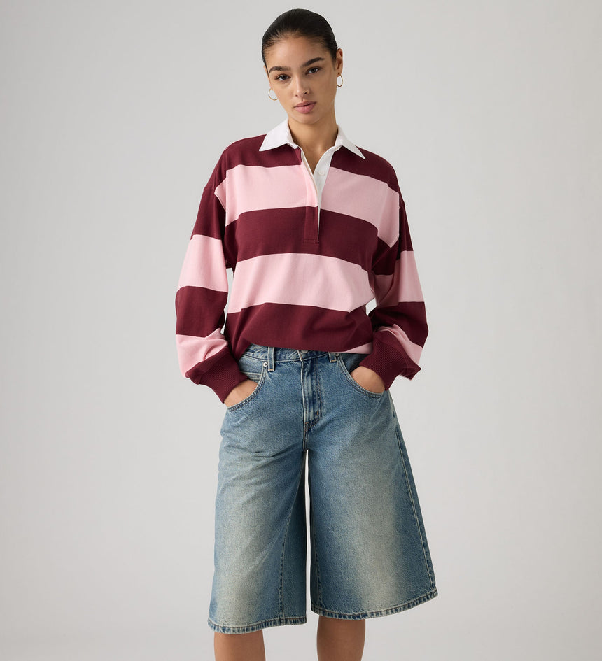 Main 3 - Levi's® Women's Reenie Rugby Long-Sleeve - 005IY0001