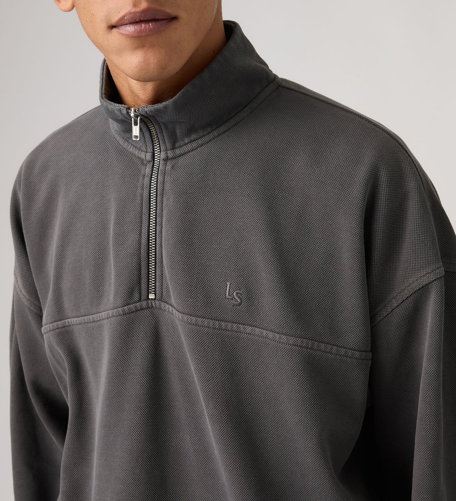 Main 4 - Levi's® Men's Marina Quarter-Zip Sweatshirt - 005K10004