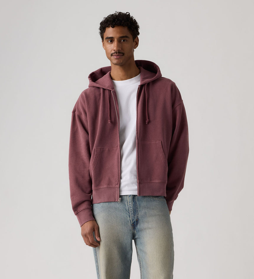 Main 1 - Levi's® Men's Hayes Boxy Full-Zip Sweatshirt - 005PJ0004