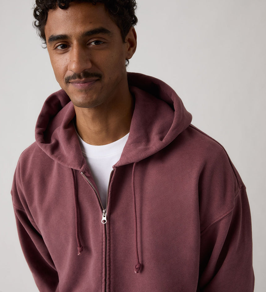 Main 4 - Levi's® Men's Hayes Boxy Full-Zip Sweatshirt - 005PJ0004