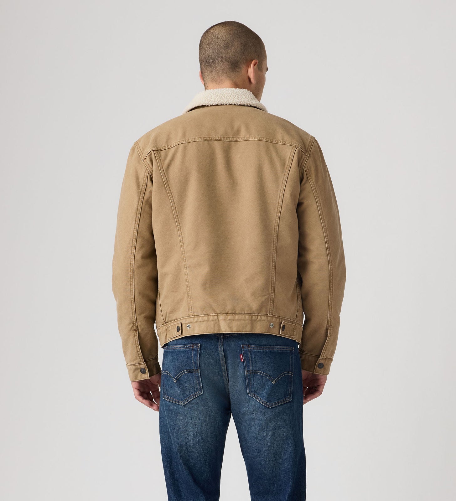 Main 2 - Levi's® Men's Type III Sherpa Trucker Jacket - 163650305