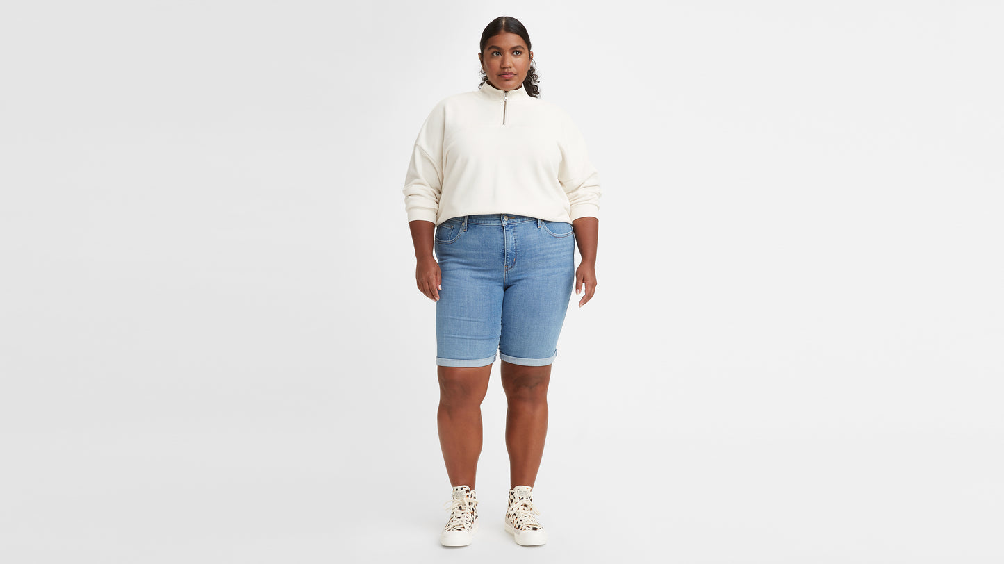 Levi's® Women's Shaping Bermuda Shorts (Plus Size)