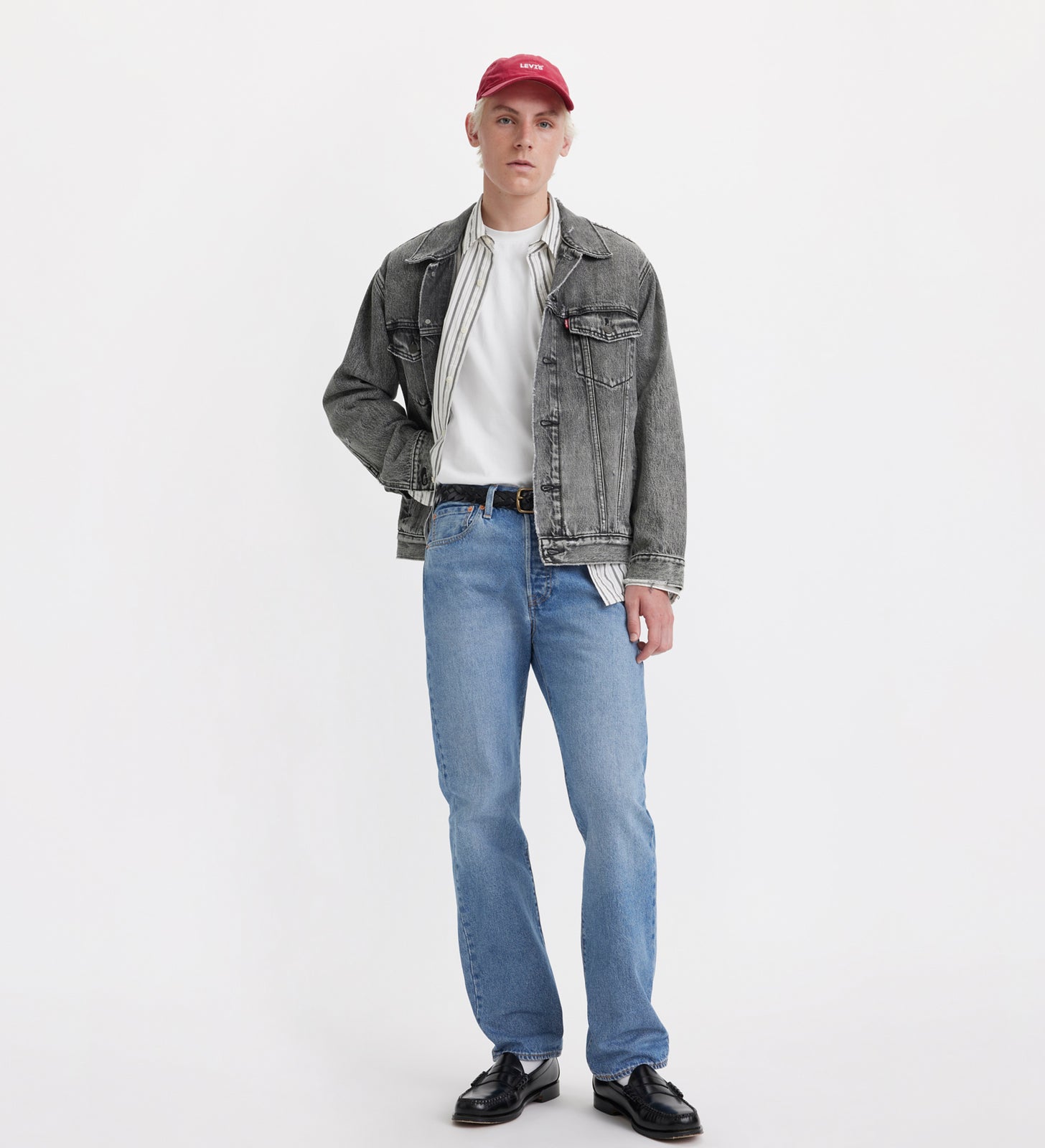Main 4 - Levi's® Men's 501® Original Jeans - 005013504