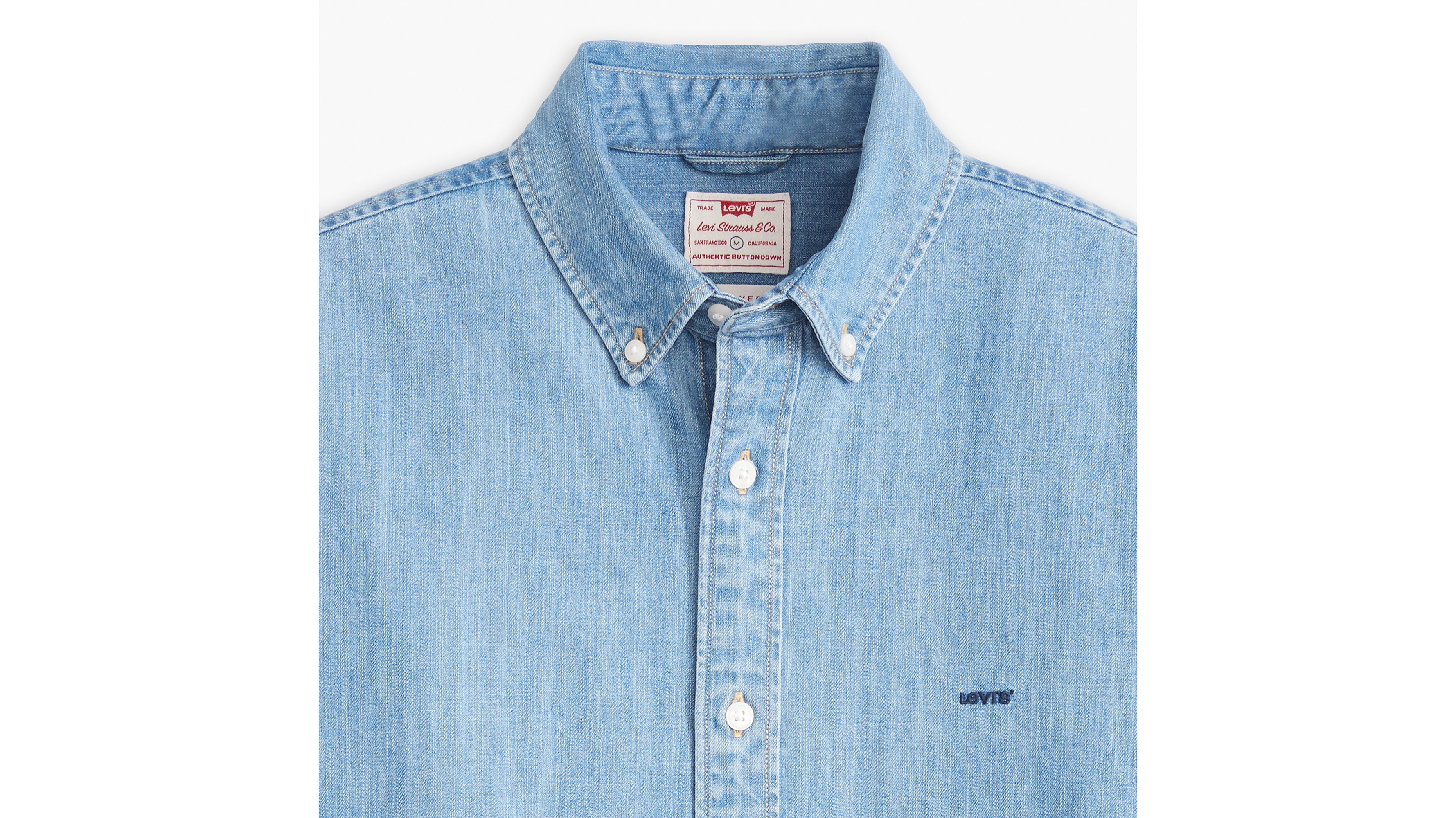 Shirt Strauss And Co Denim Levi Strauss Denim Shirt Button-Down