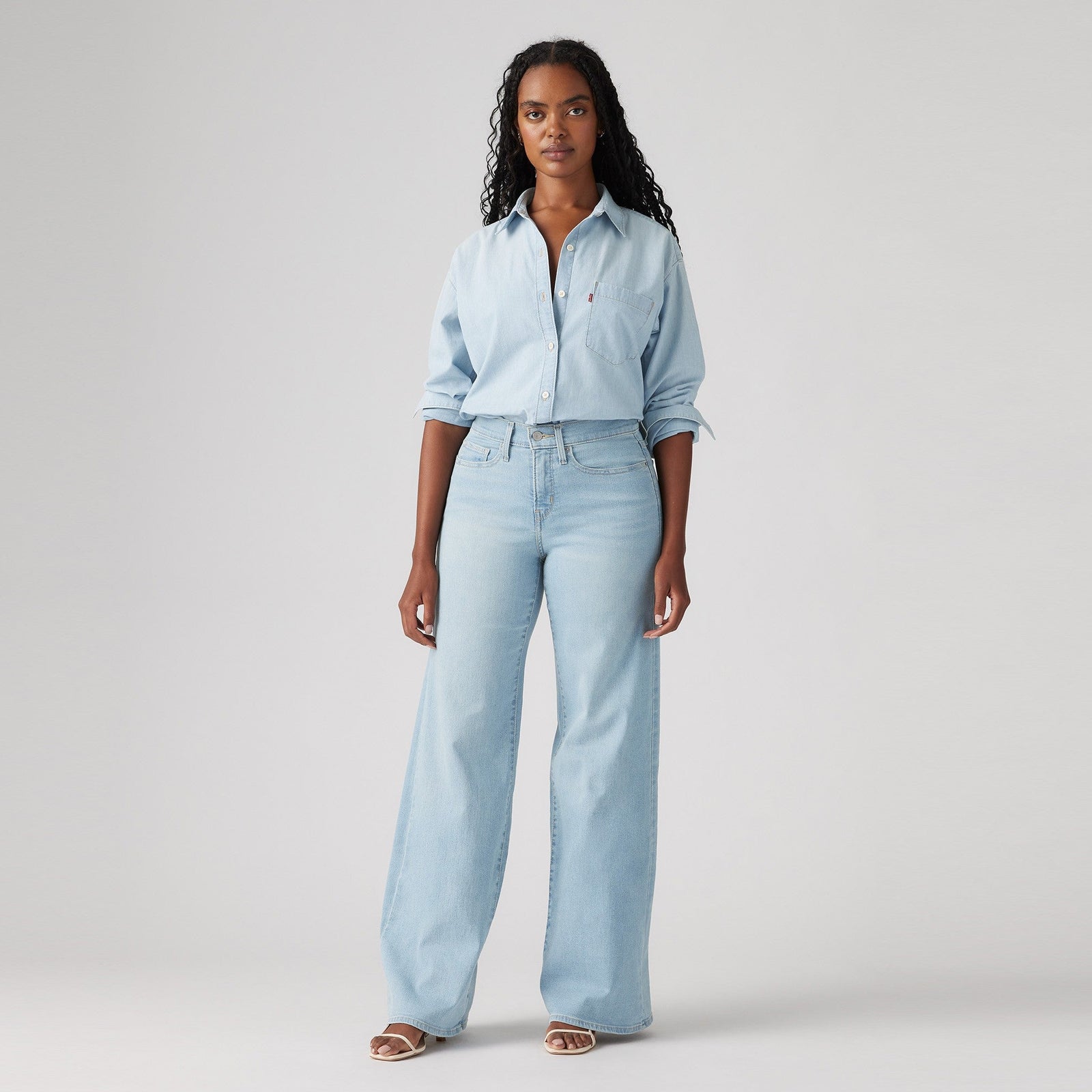 Main 4 - Levi's® Women's 318 Shaping Wide Leg Jeans - 001PZ0004