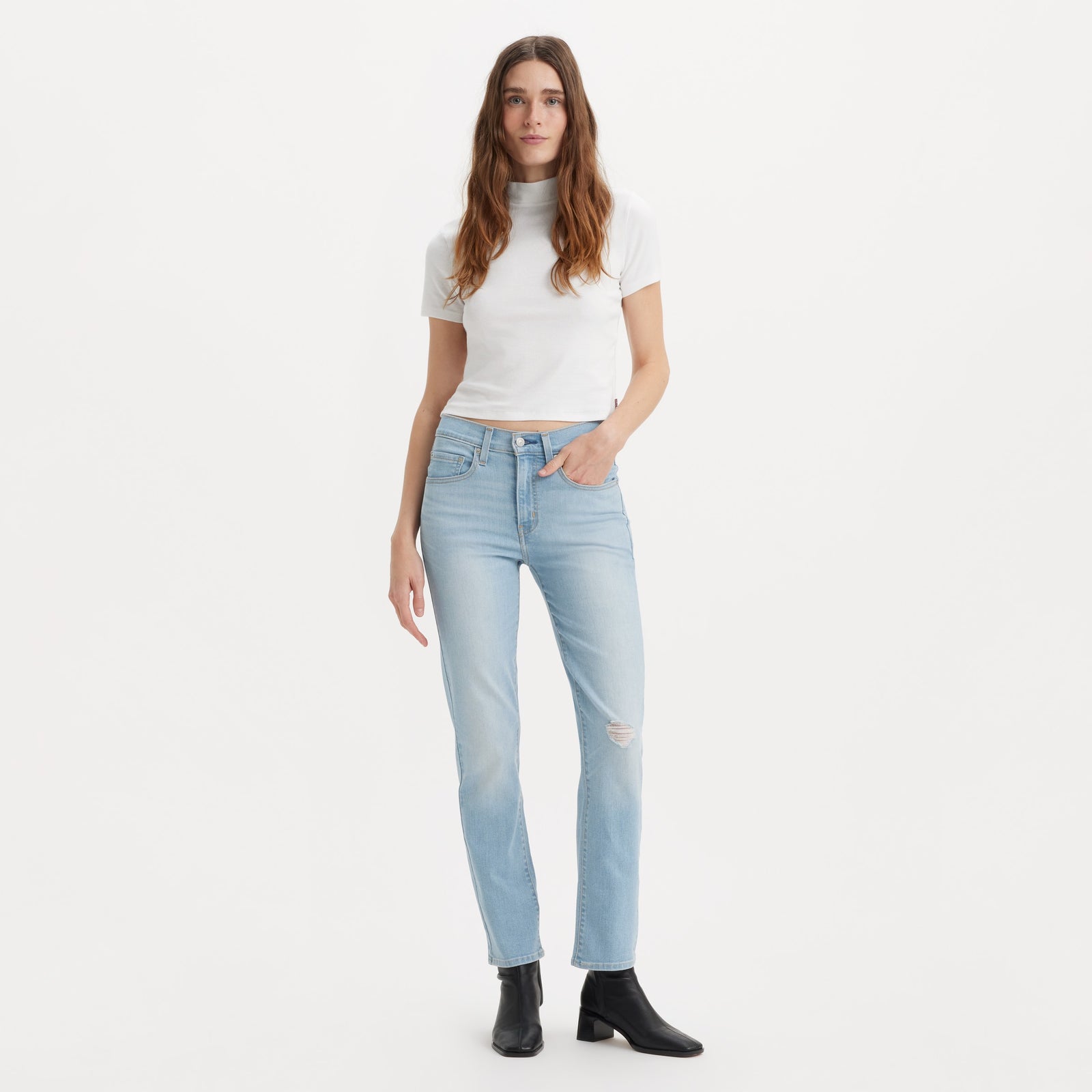 Main 2 - Levi's® Women's 724 High-Rise Straight Jeans SCL - 