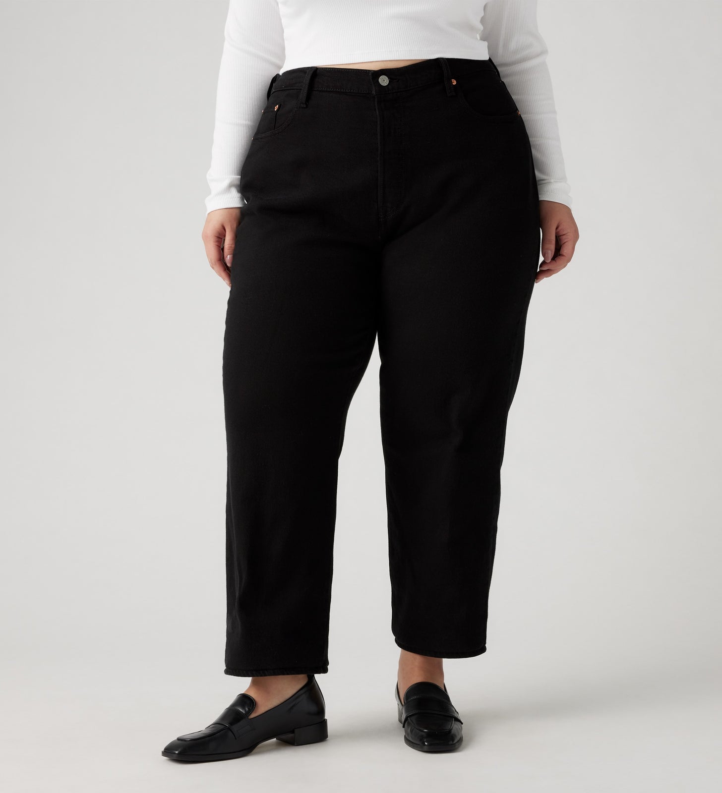 Main 5 - Levi’s® Women's Ribcage Straight Ankle Jeans (Plus Size) - 388430000