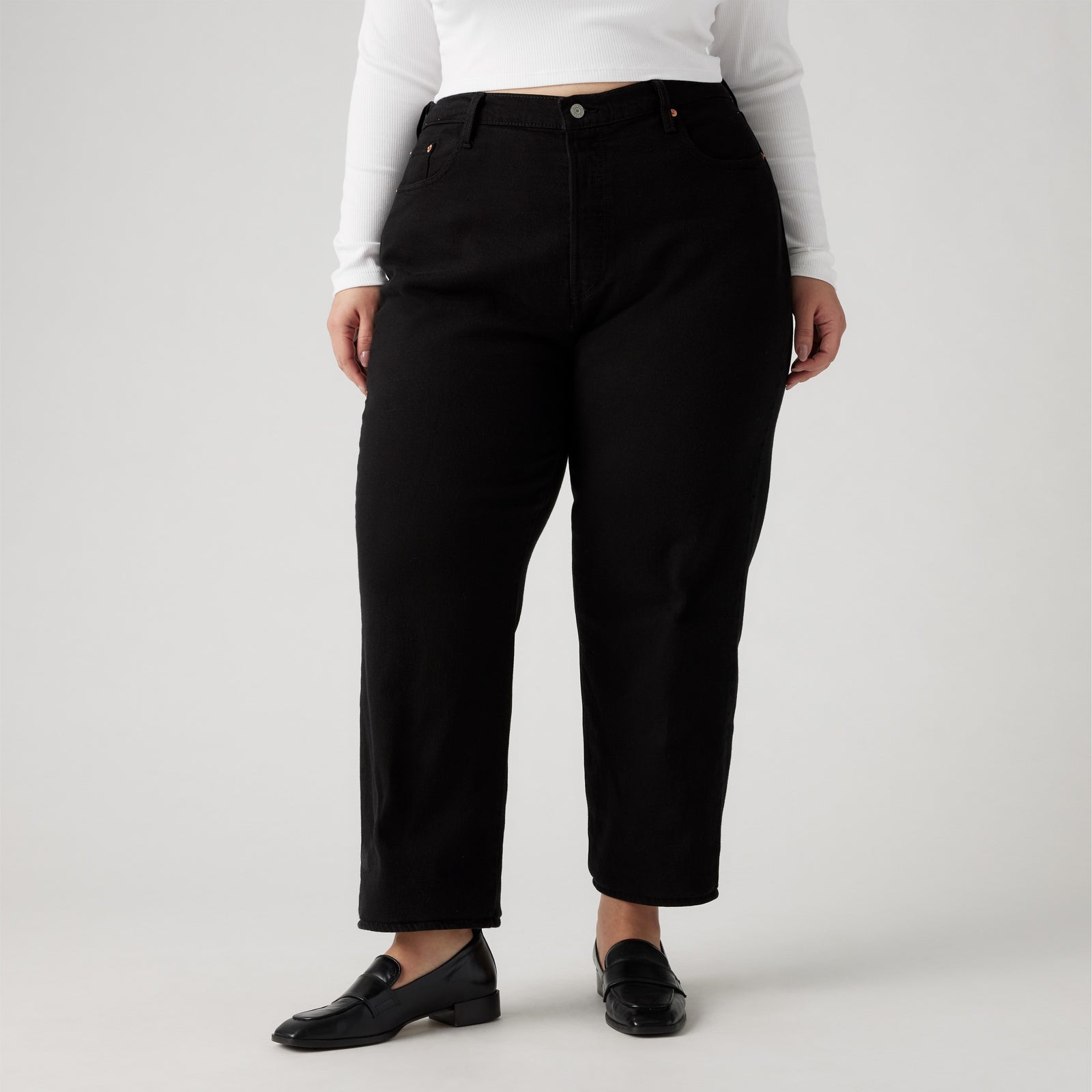 Main 5 - Levi’s® Women's Ribcage Straight Ankle Jeans (Plus Size) - 388430000