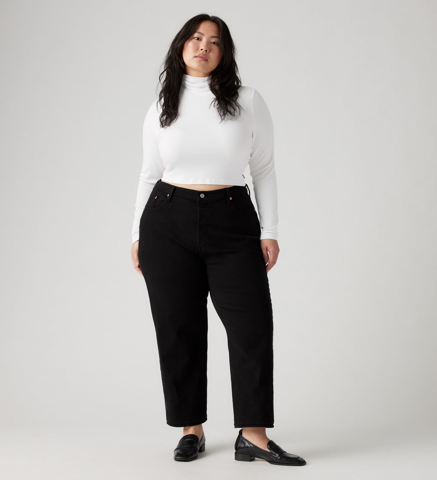 Main 1 - Levi’s® Women's Ribcage Straight Ankle Jeans (Plus Size) - 388430000
