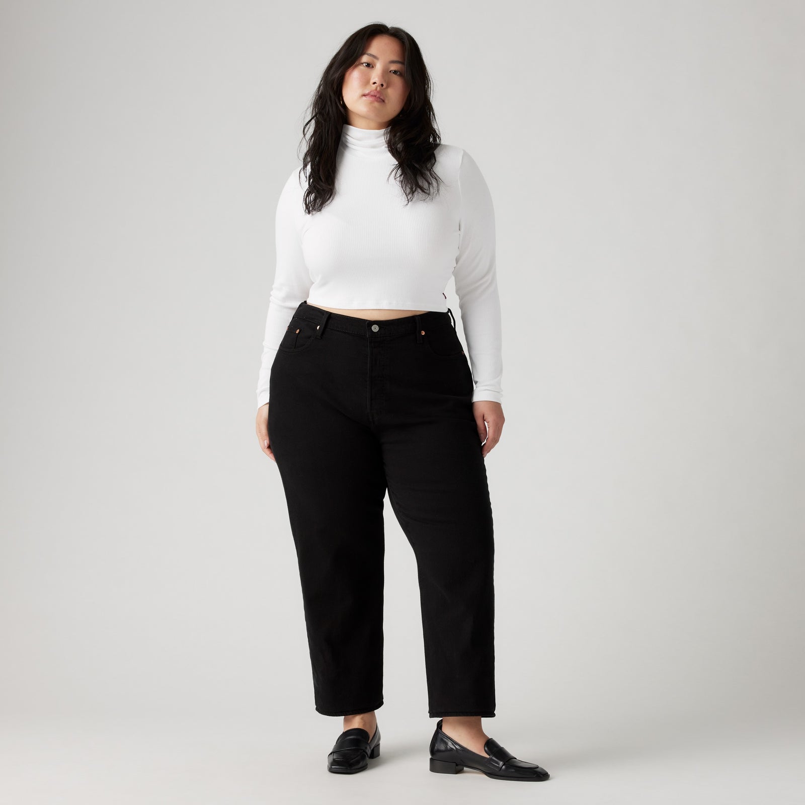 Main 1 - Levi’s® Women's Ribcage Straight Ankle Jeans (Plus Size) - 388430000