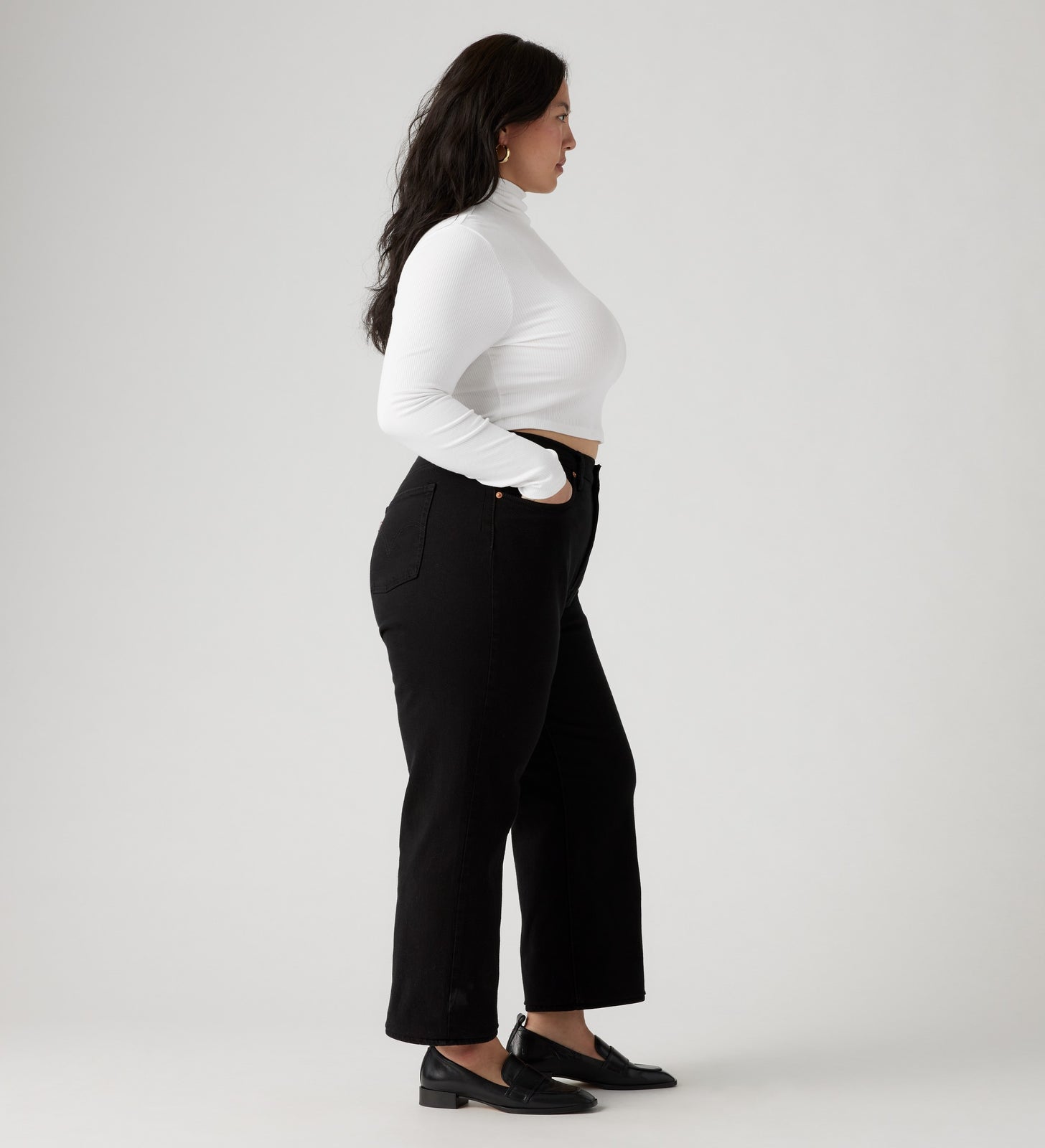 Main 2 - Levi’s® Women's Ribcage Straight Ankle Jeans (Plus Size) - 388430000