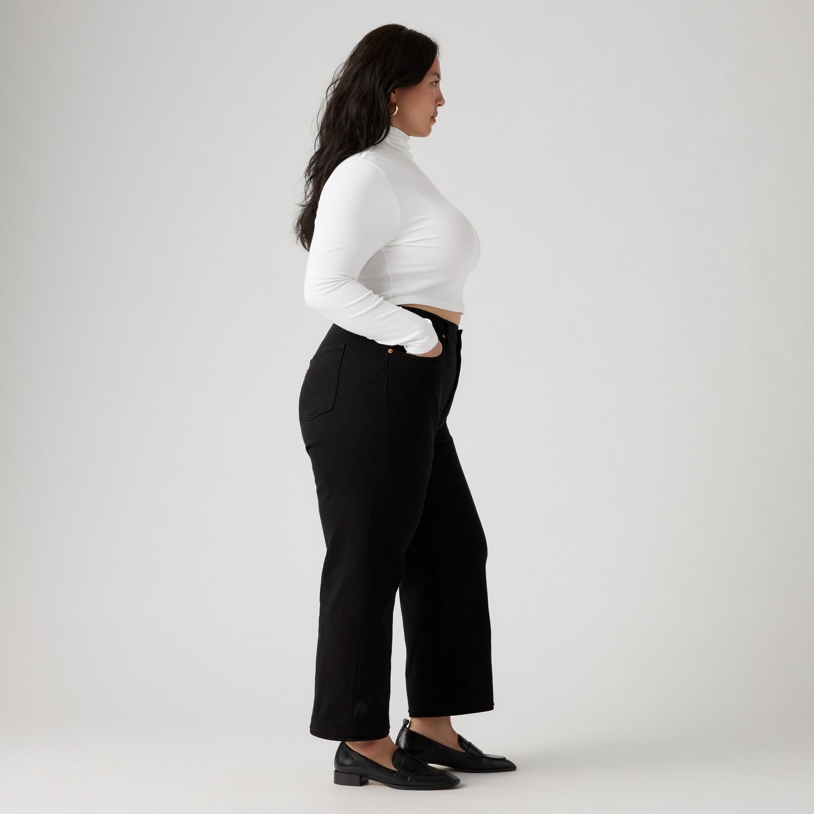 Main 2 - Levi’s® Women's Ribcage Straight Ankle Jeans (Plus Size) - 388430000