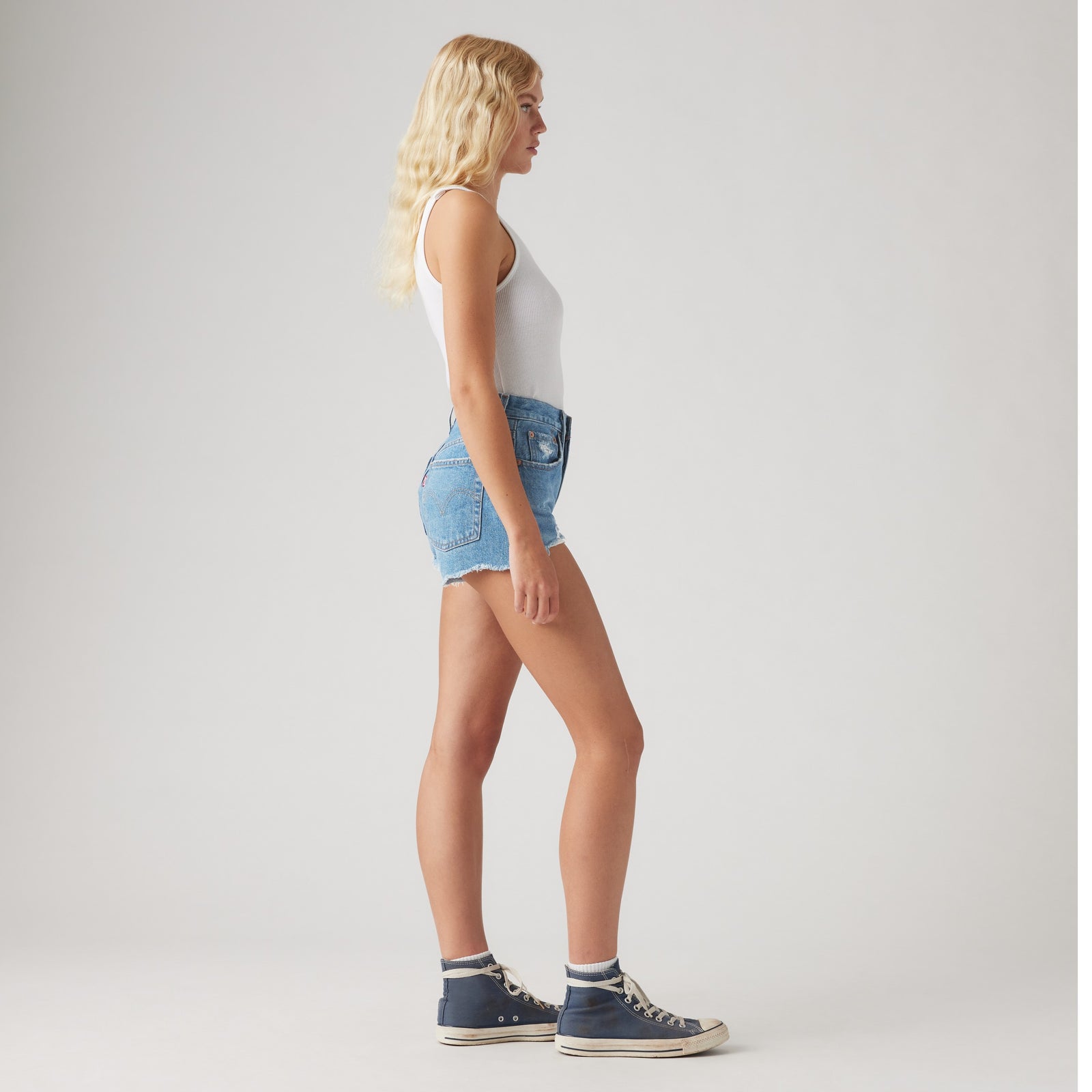 Main 3 - Levi's® Women's 501® Original High-Rise Jean Shorts - 563270081