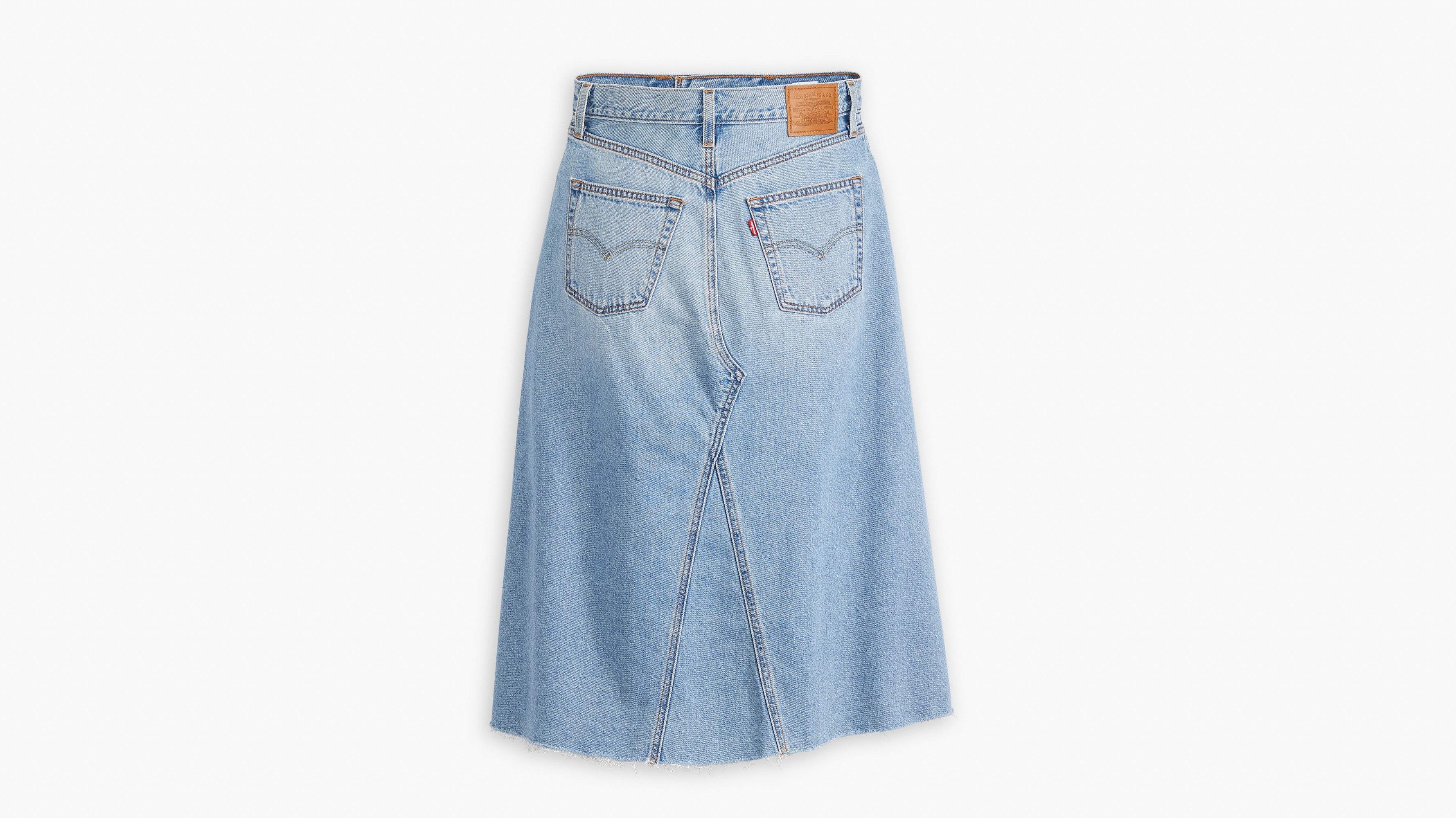 Levi's® Women's High-Rise A-Line Deconstructed Skirt In Light