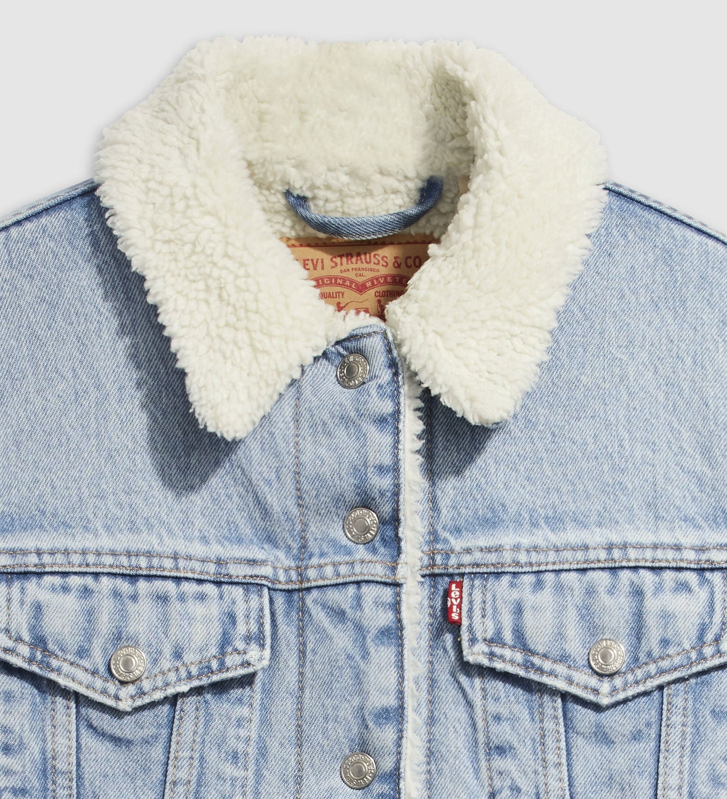 Main 6 - Levi’s® Women's Original Sherpa Trucker Jacket - 361360071