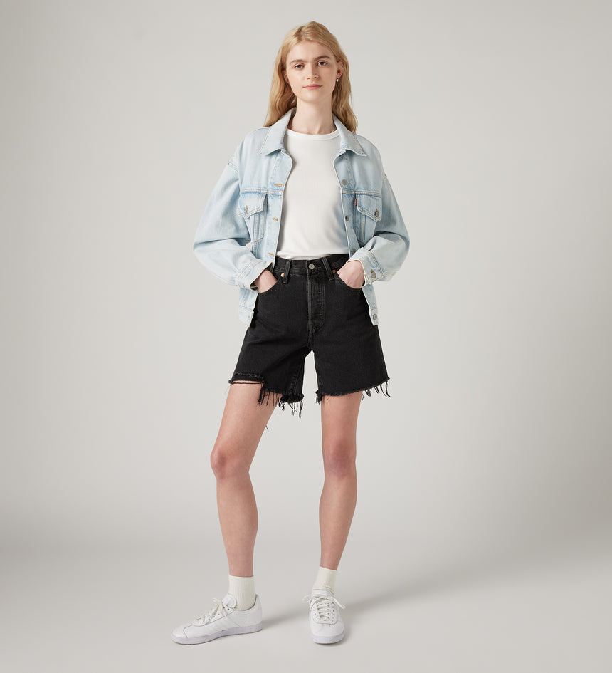 High Rise Women's Mid Thigh Denim Shorts Levi's Women's 501