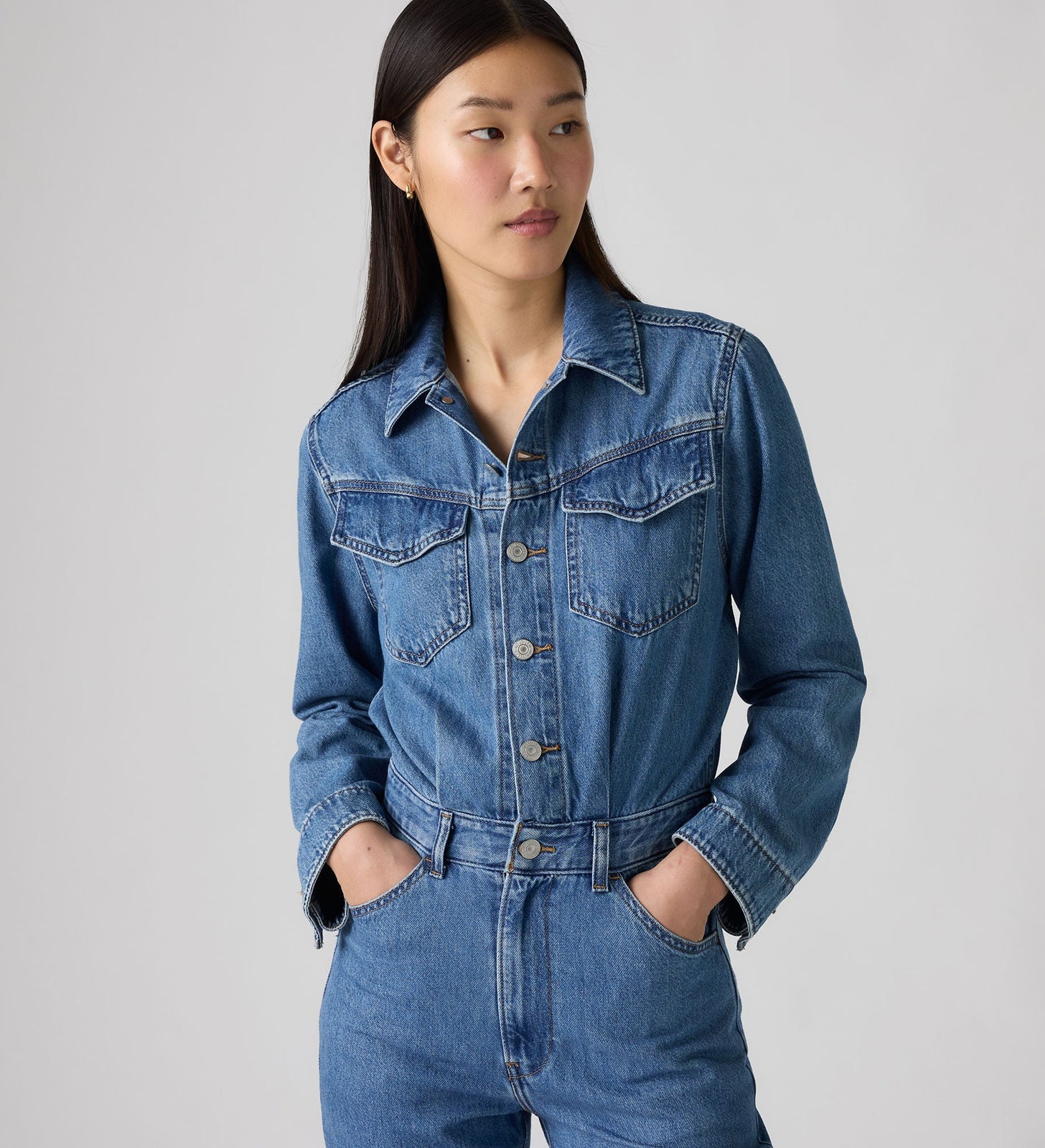 Main 5 - Levi's® Women's Western Jumpsuit - A86470002