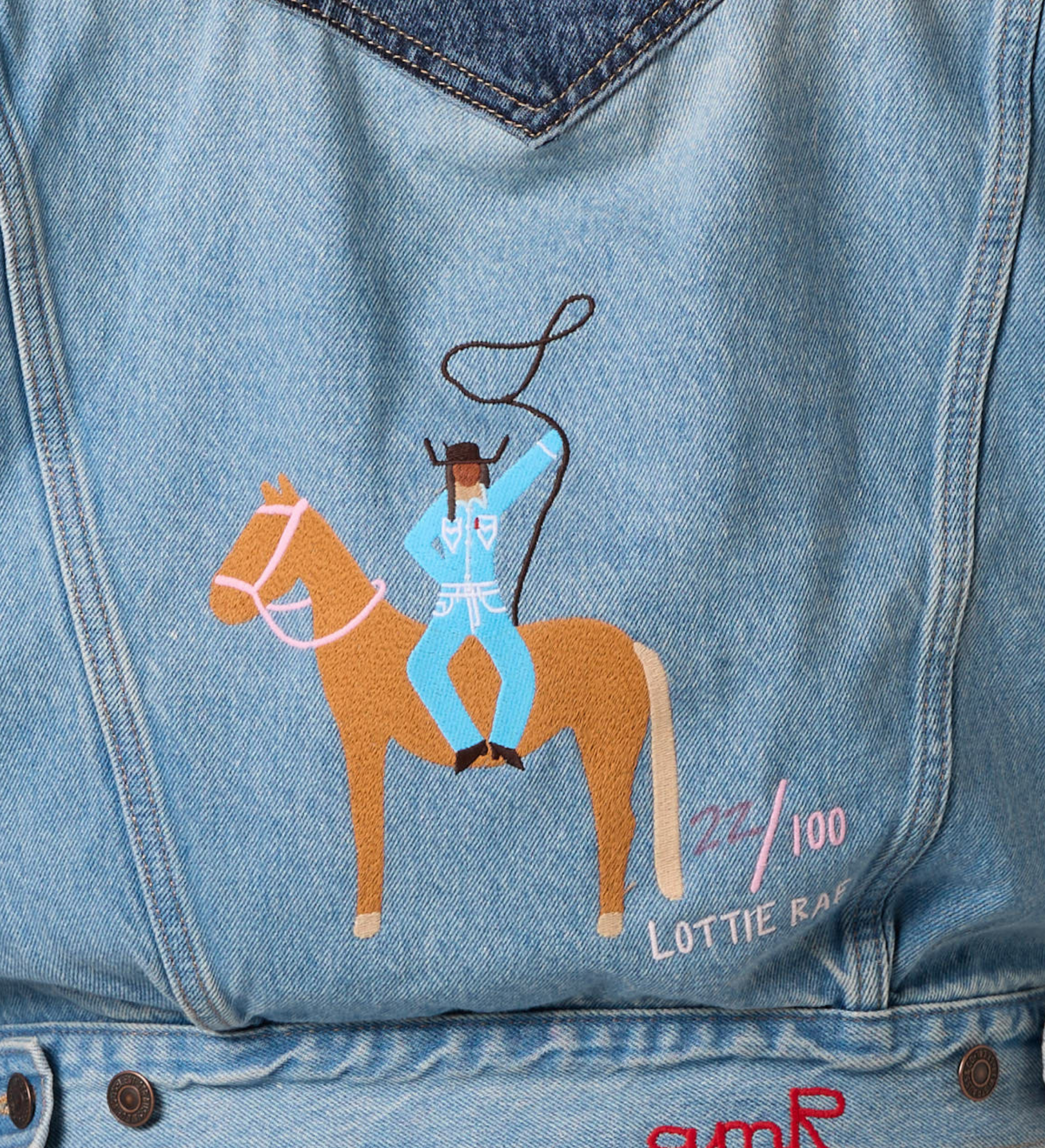 Main 6 - '90s Western Trucker Jacket Customized by Lottie Rae - 0098P0002