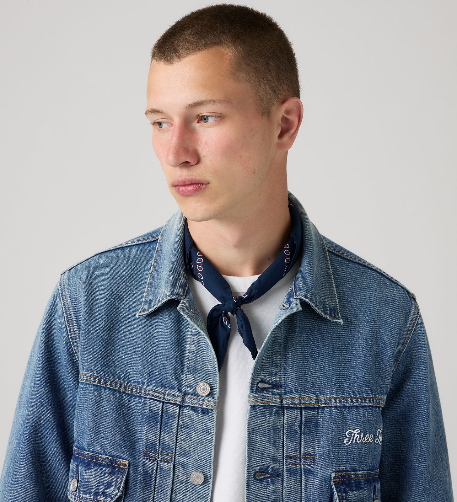 Main 8 - Levi's® England Football Type II Trucker Jacket - 006GH0006