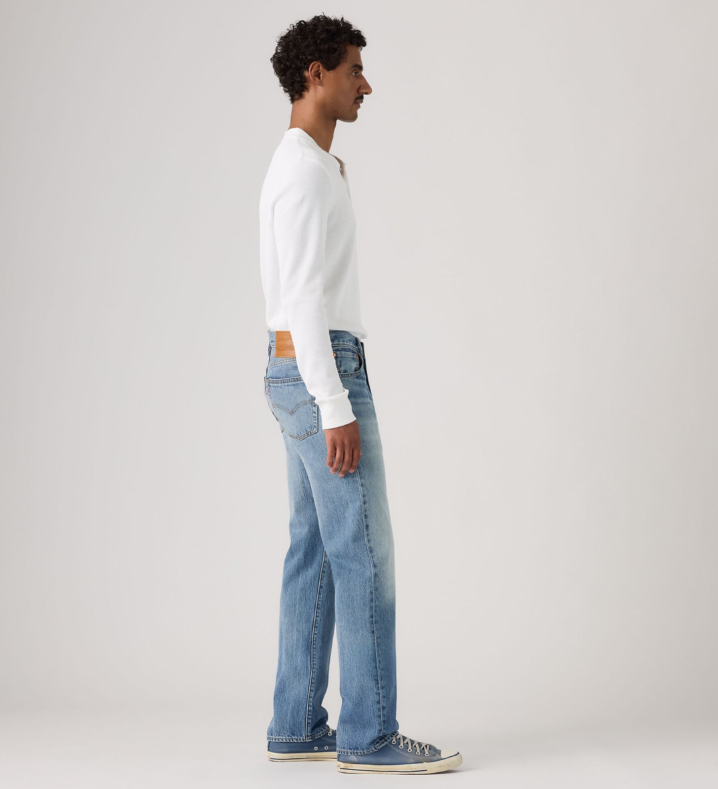 Main 3 - Levi's® Men's 555™ Relaxed Straight Jeans - 000LO0004