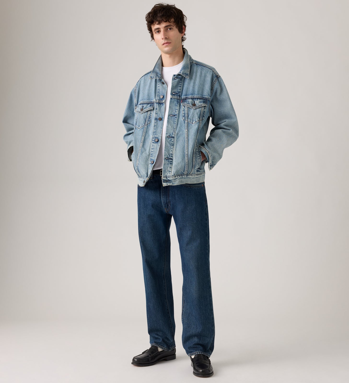 Main 1 - Levi's® Men's 555™ Relaxed Straight Jeans - 000LO0035
