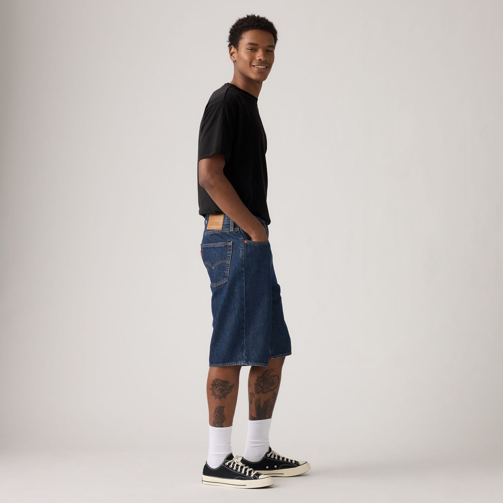 Main 3 - Levi's® Men's 478 Baggy Shorts - 001JM0009