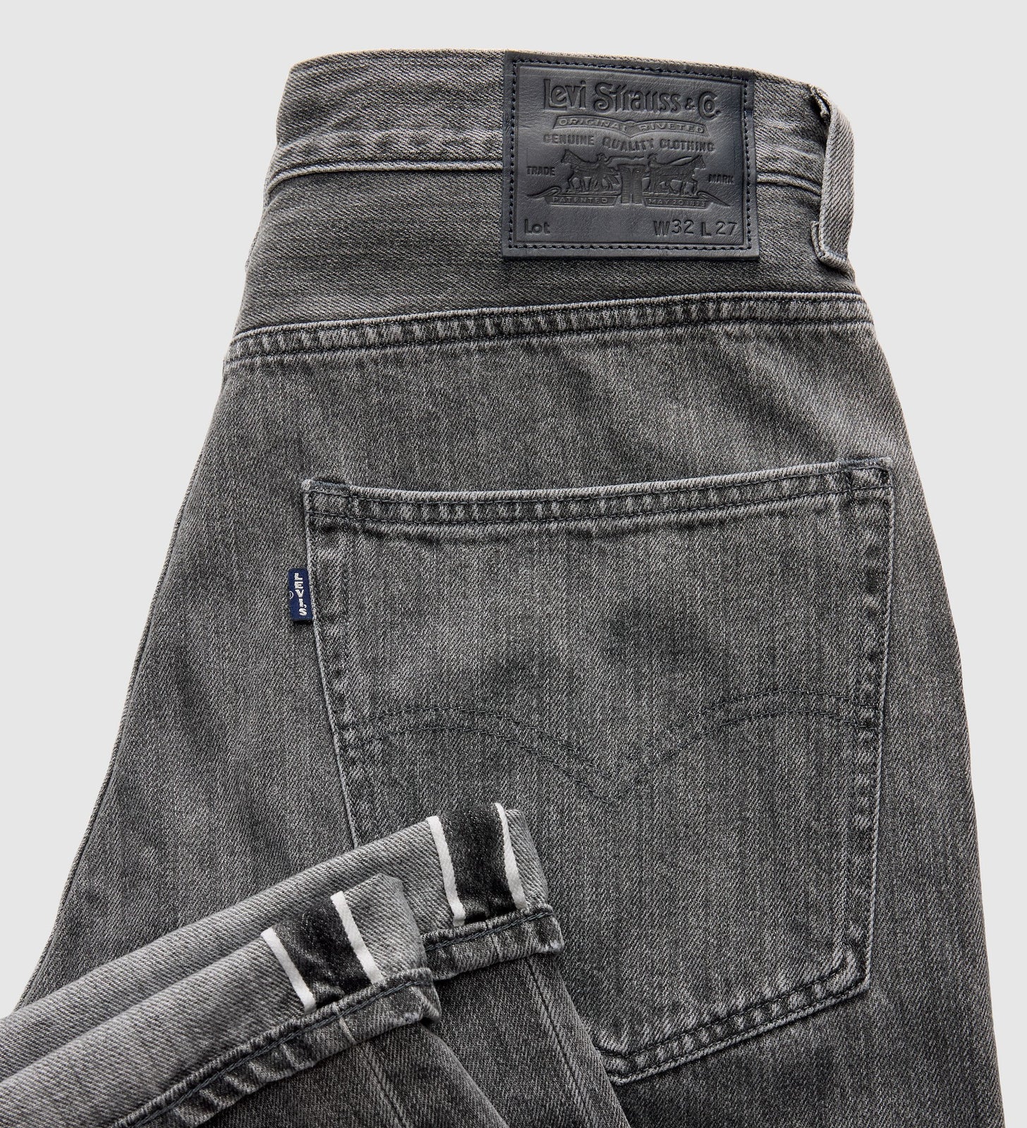 Main 9 - Levi's® Blue Tab™ Men's Marker Selvedge Loose Jeans - 001LN0004