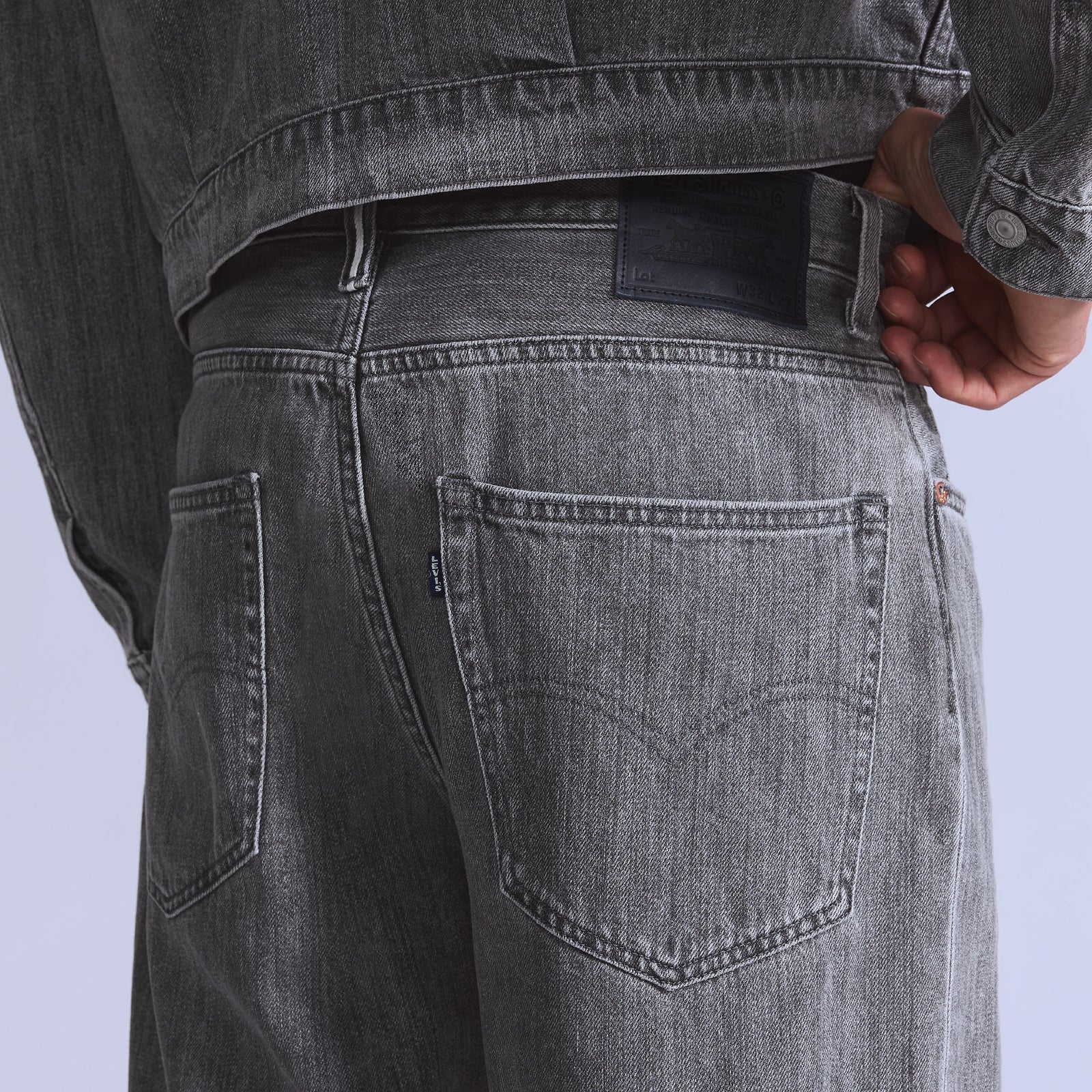 Main 6 - Levi's® Blue Tab™ Men's Marker Selvedge Loose Jeans - 001LN0004
