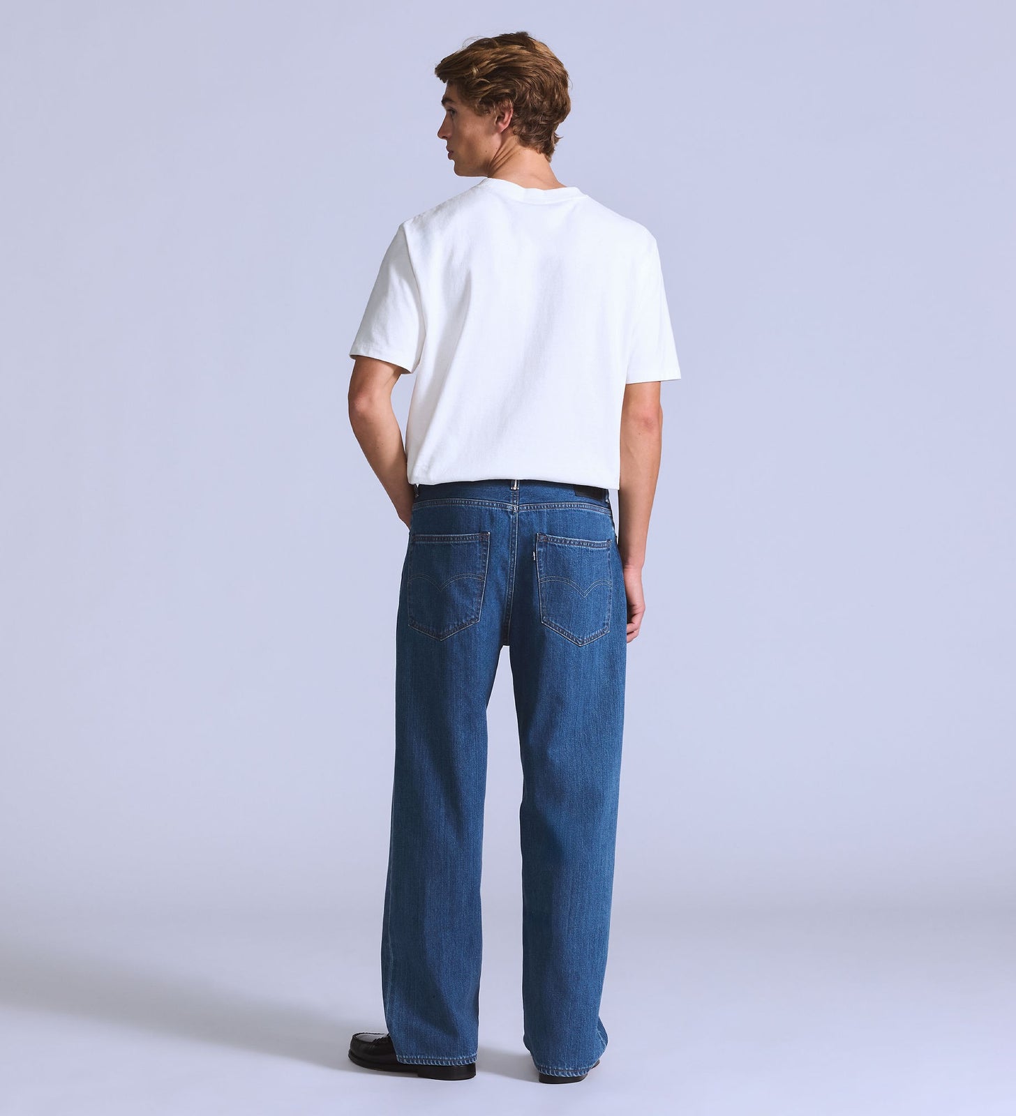 Main 4 - Levi's® Blue Tab™ Men's Marker Selvedge Loose Jeans - 001LN0007