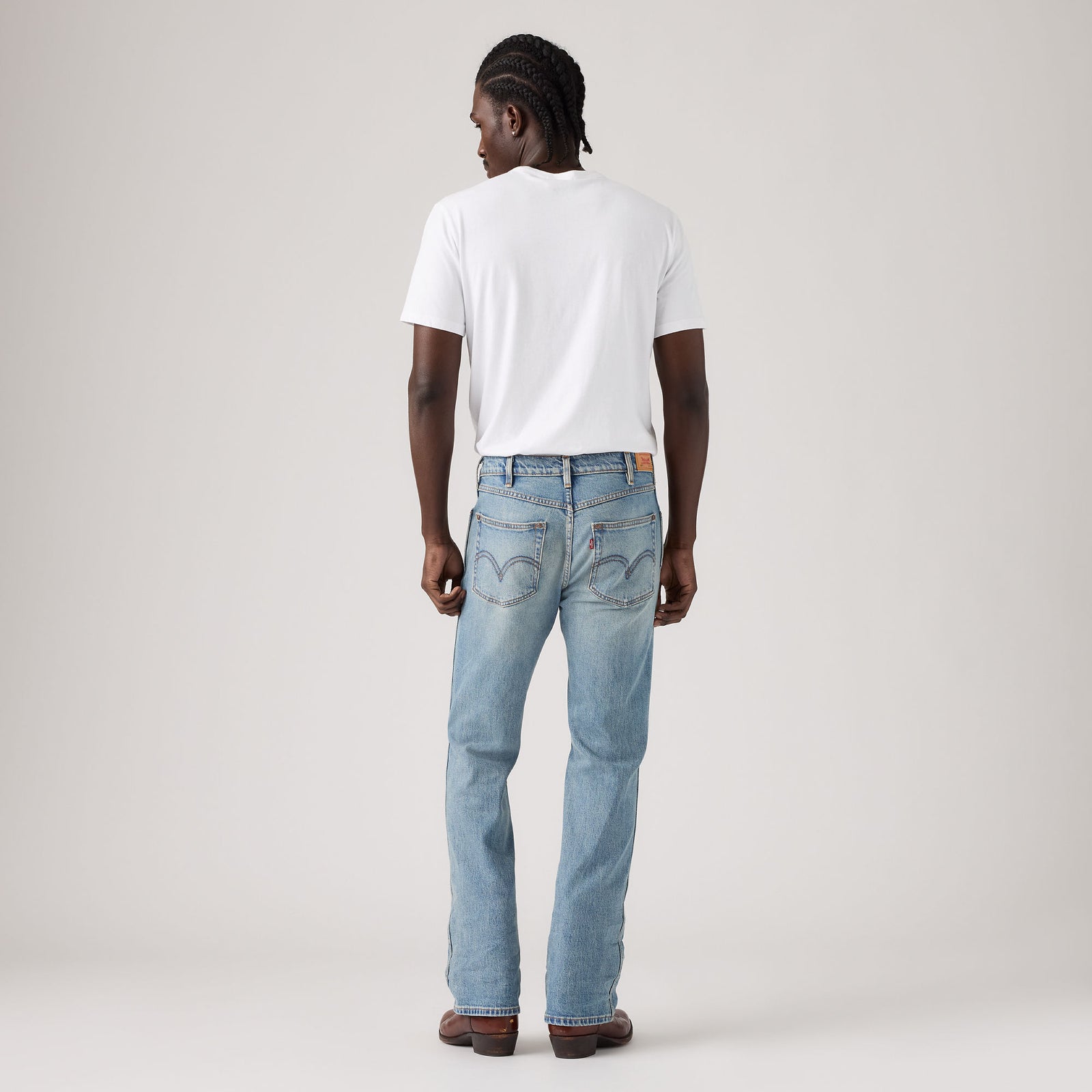 Main 4 - Levi's® Men's 507 Western Slim Bootcut Jeans - 0098C0004