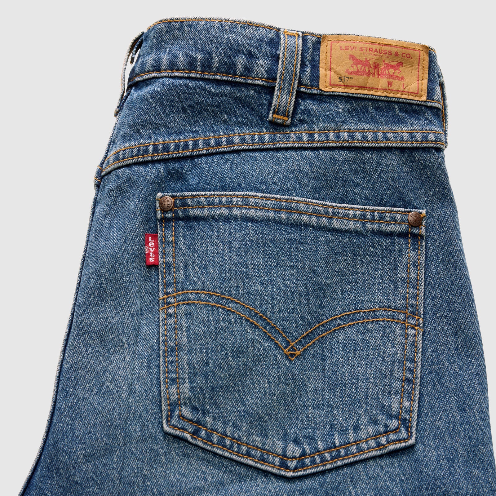 Main 6 - Levi's® Men's 507 Western Slim Bootcut Jeans - 0098C0006