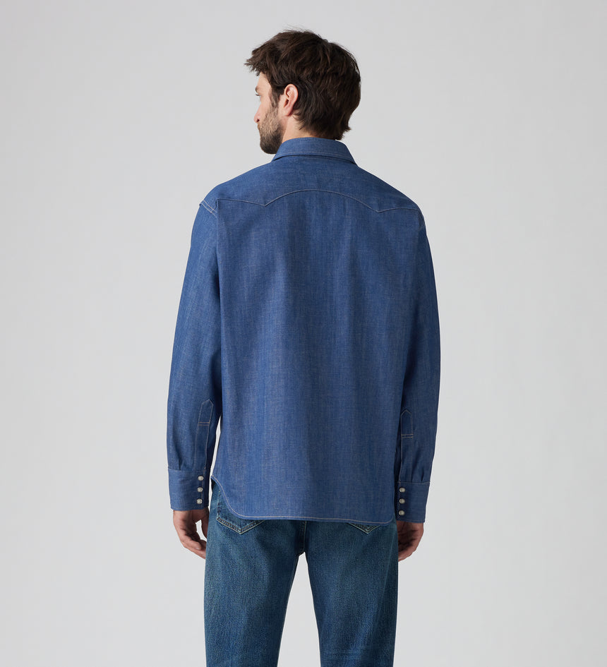 Main 3 - Levi's® Vintage Clothing Men's 1955 Shorthorn Sawtooth Shirt - 001L70002