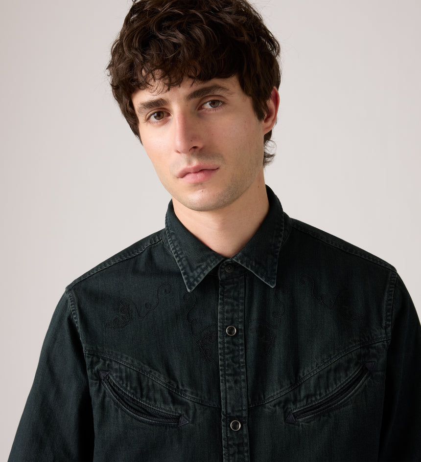 Main 4 - Levi's® Men's Smiley Western Shirt - 003NS0001