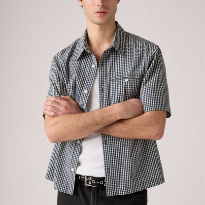 Thumbnail 4 - Levi's® Men's Short-Sleeve Zandt Cropped Shirt - 003NV0002