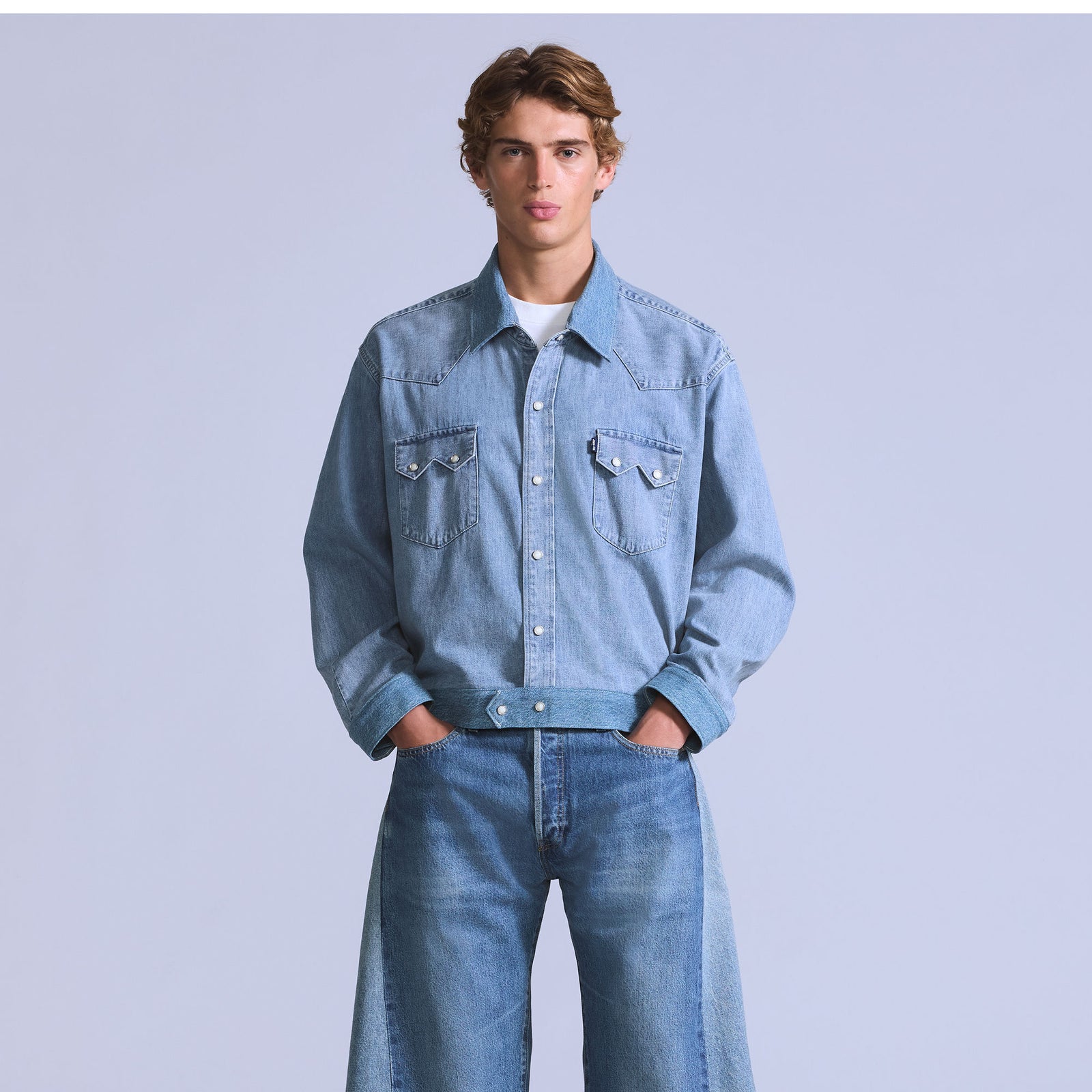 Main 2 - Levi's® Blue Tab™ Men's Customized Sawtooth Jacket - 004TL0000